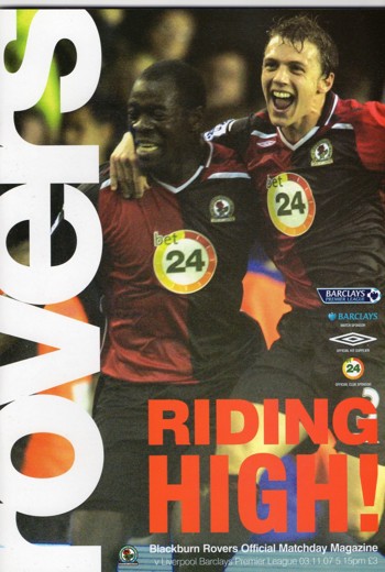 Match programme